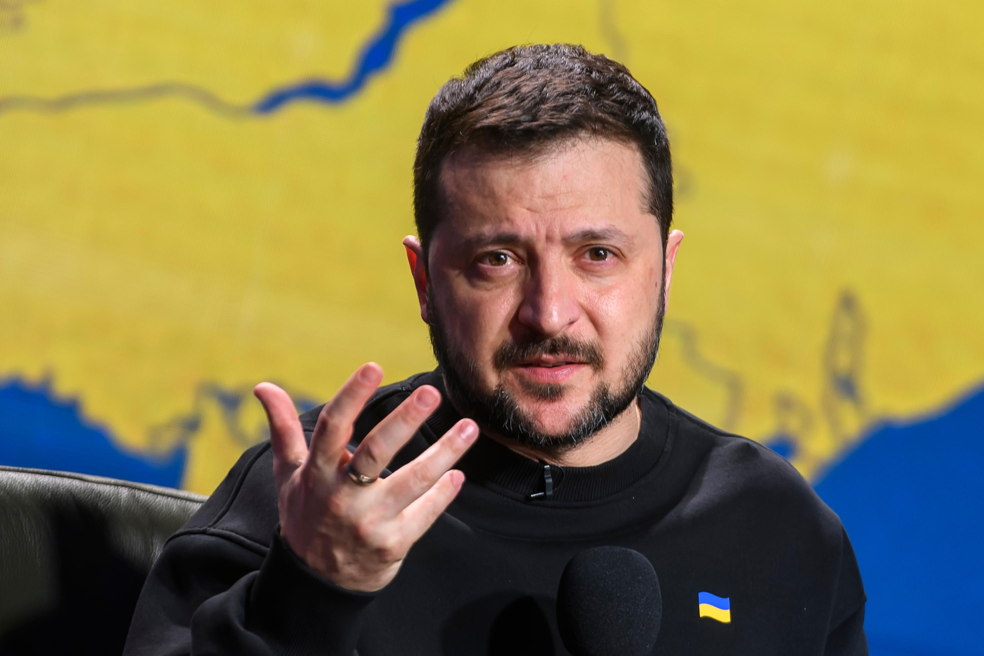 Ukrainian President Volodymyr Zelenskyy.