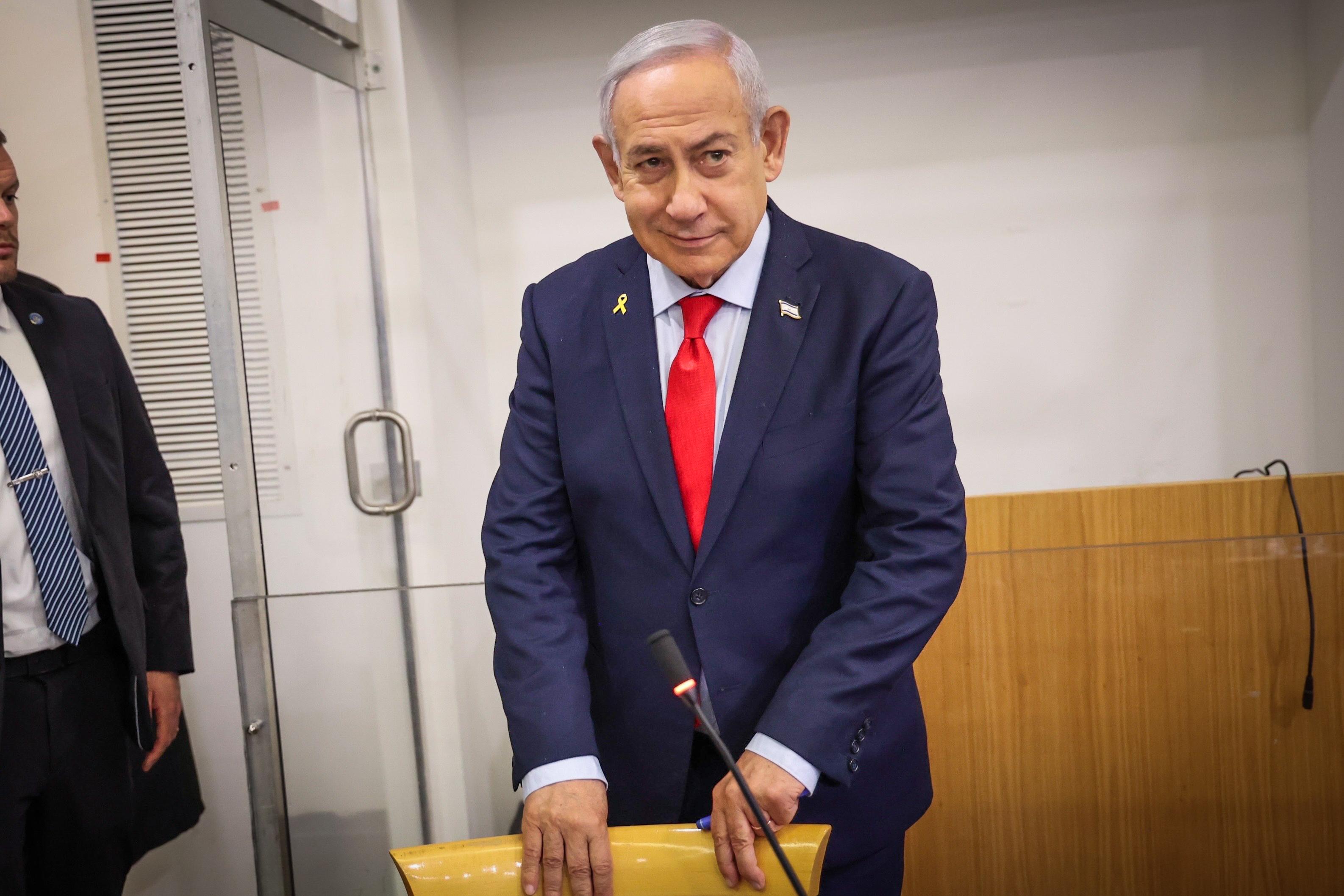Prime Minister Benjamin Netanyahu.