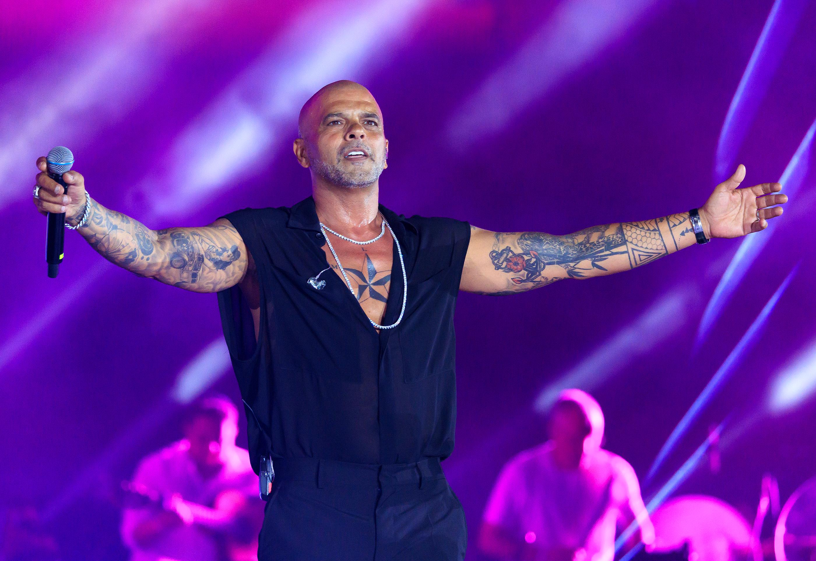 Israeli artist Eyal Golan performs at Bloomfield Stadium, in Tel Aviv. June 13, 2024