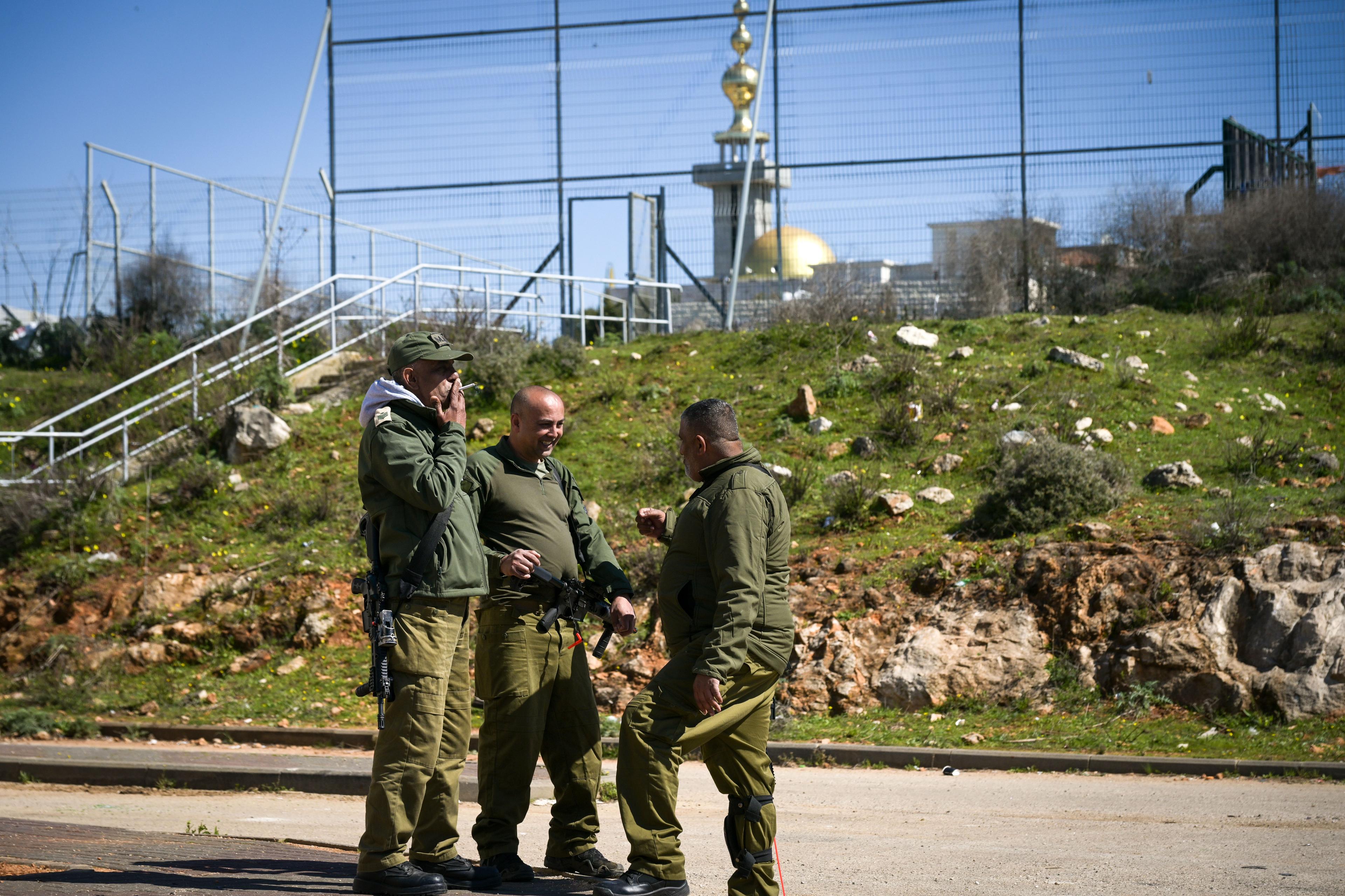 Israeli soldiers in Lebanon.