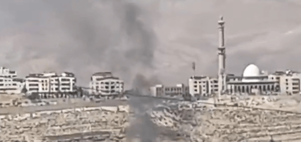 Strike in Syria.