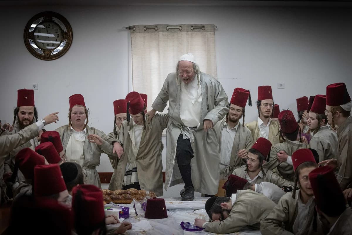 Purim celebration last year.