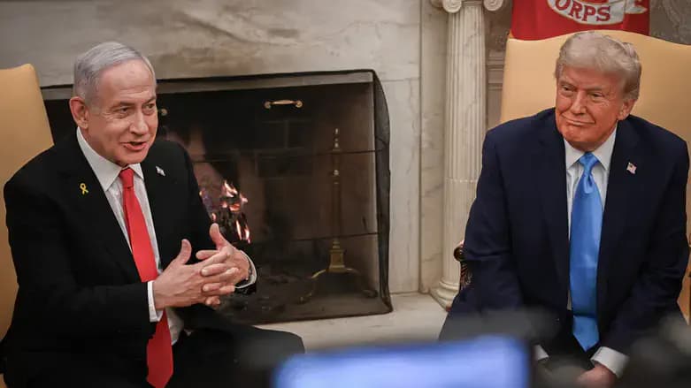 Netanyahu at White House with Trump Netanyahu at White House with Trump
