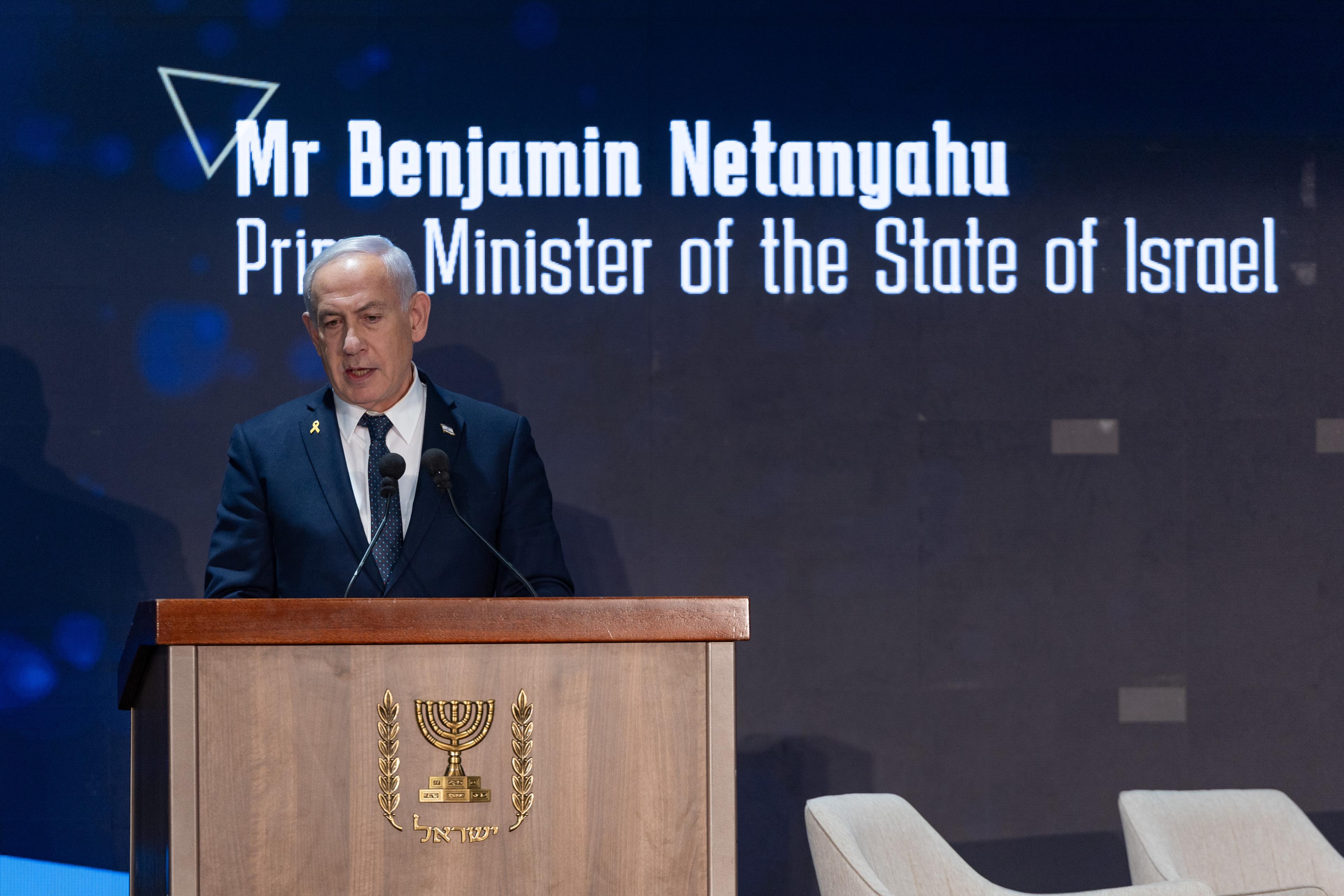 Prime Minister Benjamin Netanyahu.