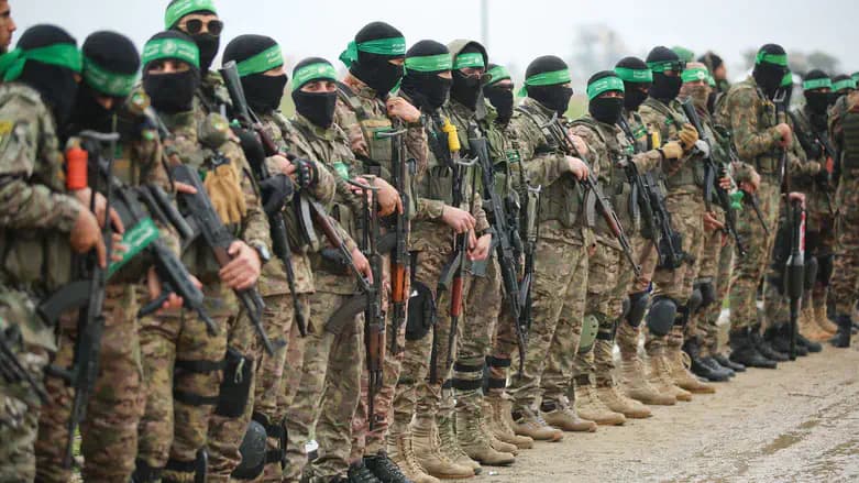 Hamas terrorists in Gaza