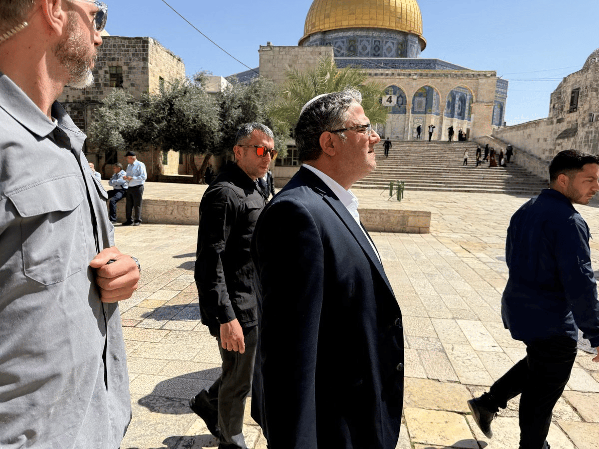 MK Itamar Ben-Gvir on Temple Mount