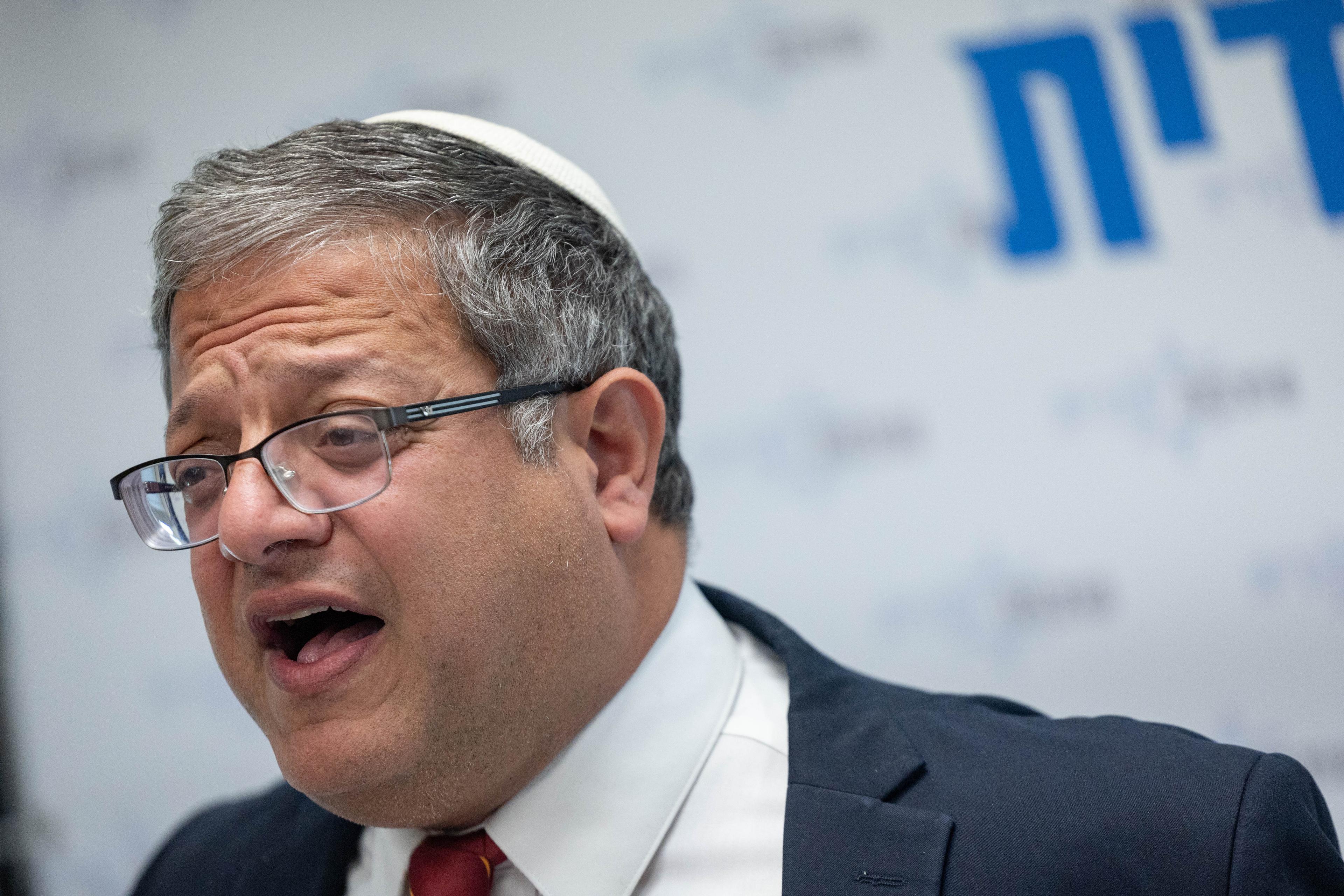 National Security Minister Itamar Ben Gvir.