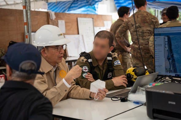 IDF rescue forces operating in Thailand IDF rescue forces operating in Thailand