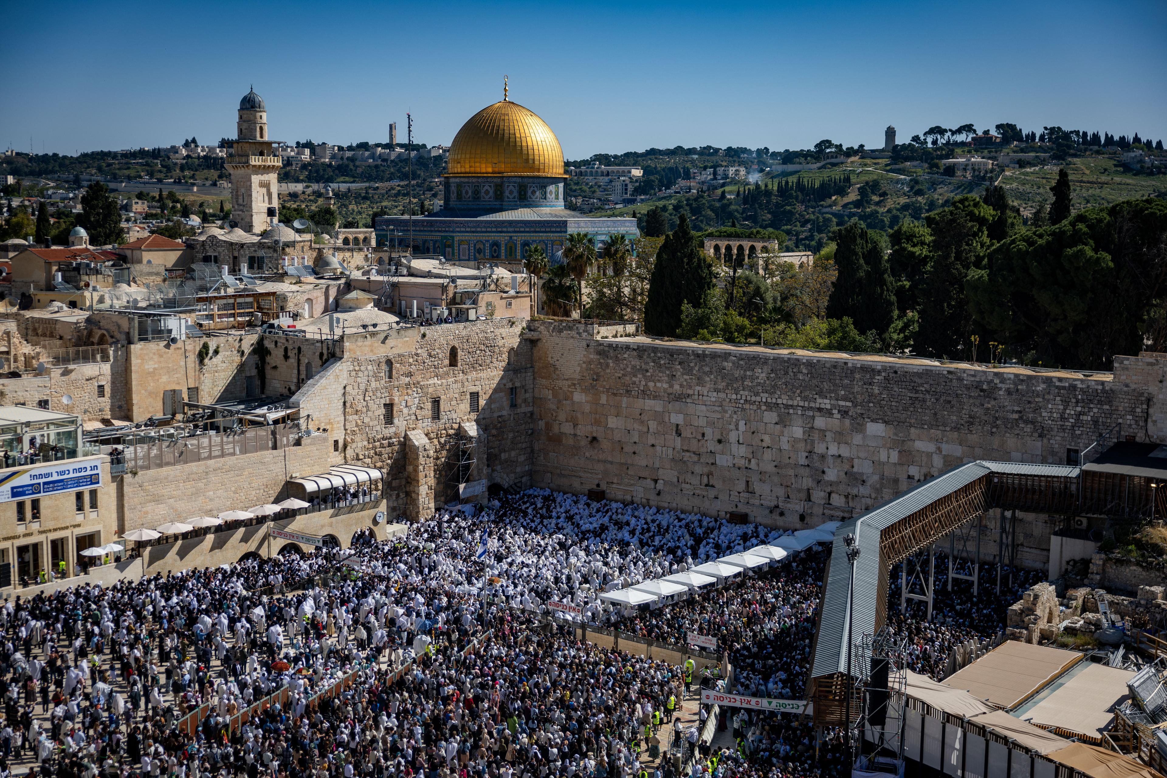 View of the Western Wall
