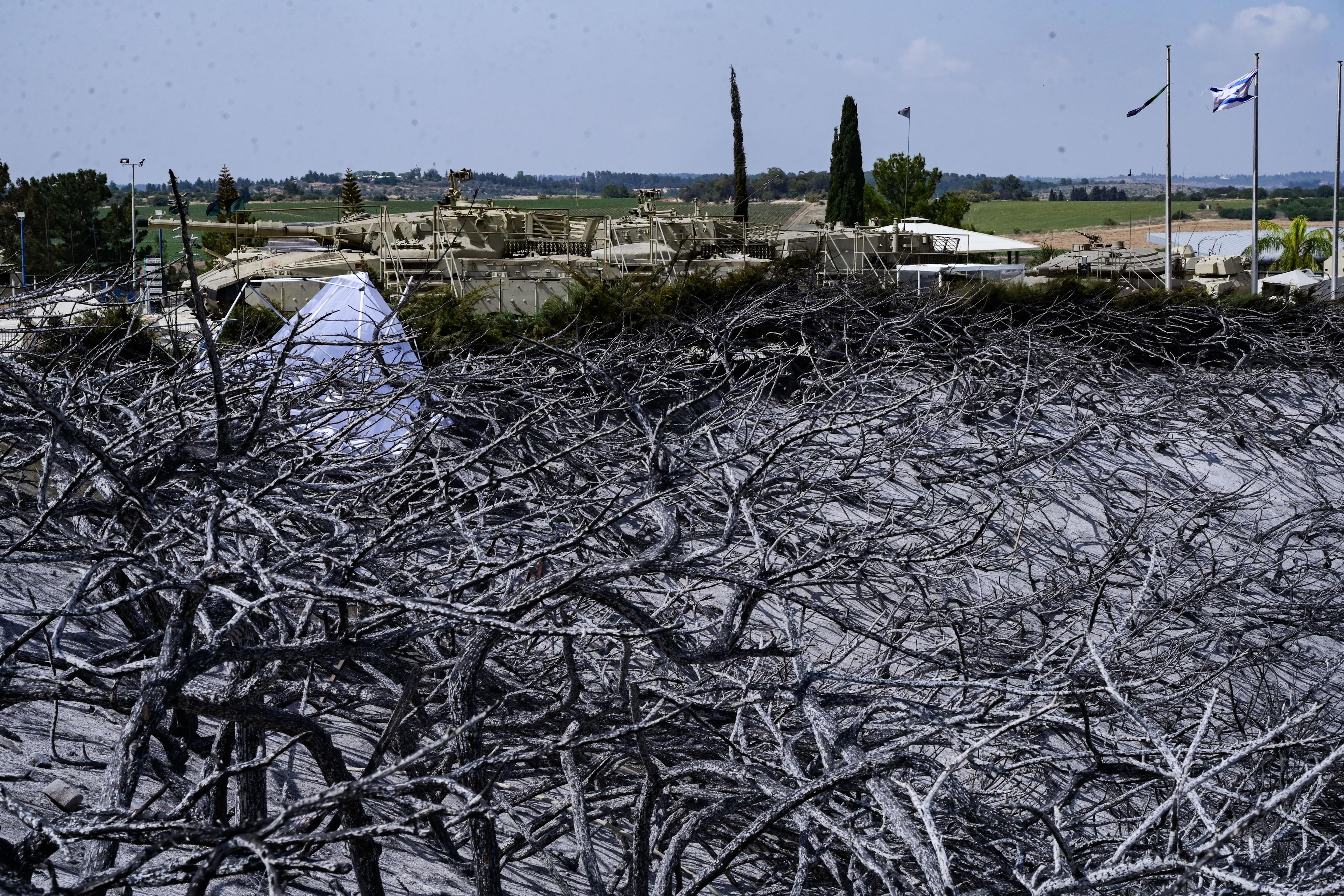 Aftermath of the fire. Aftermath of the fire.