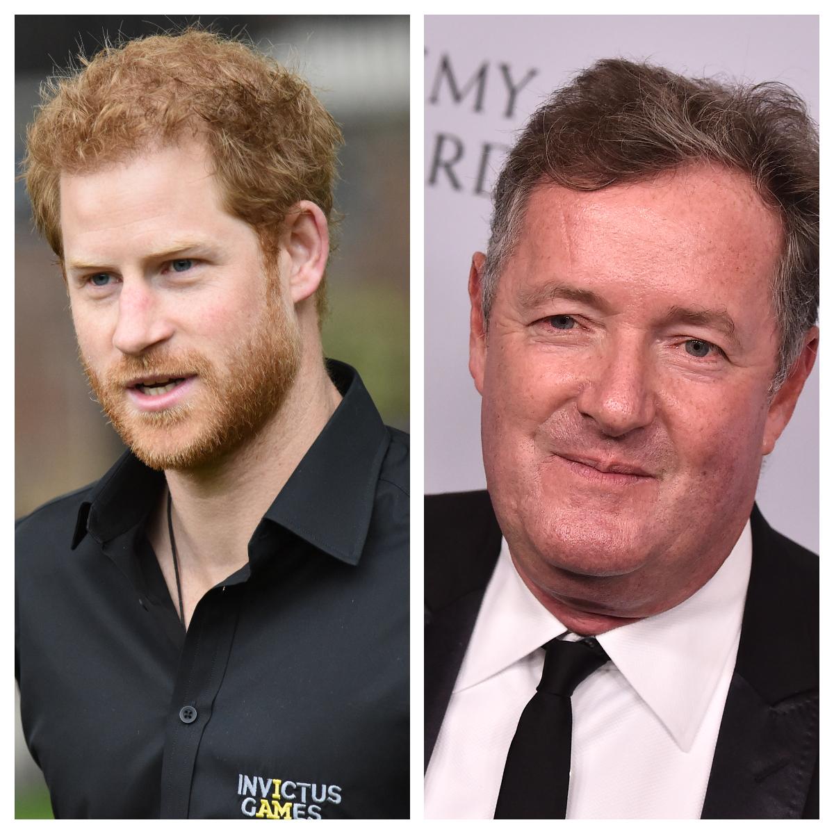 Prince Harry; Piers Moragn