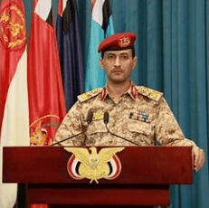 Yahya Saree, Houthi spokesperson. Yahya Saree, Houthi spokesperson.