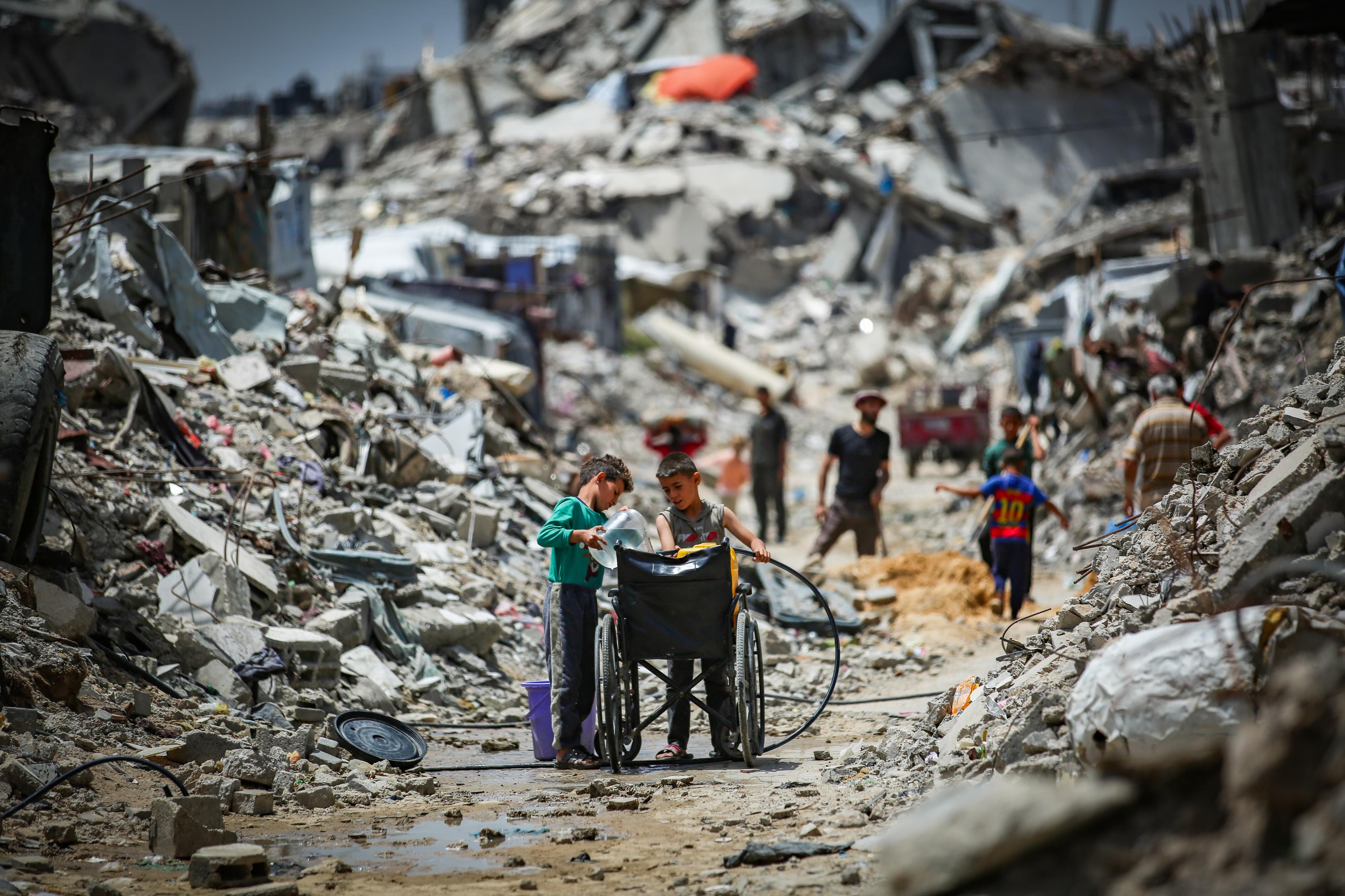 Jabalya refugee camp, northern Gaza Strip, May 3, 2025