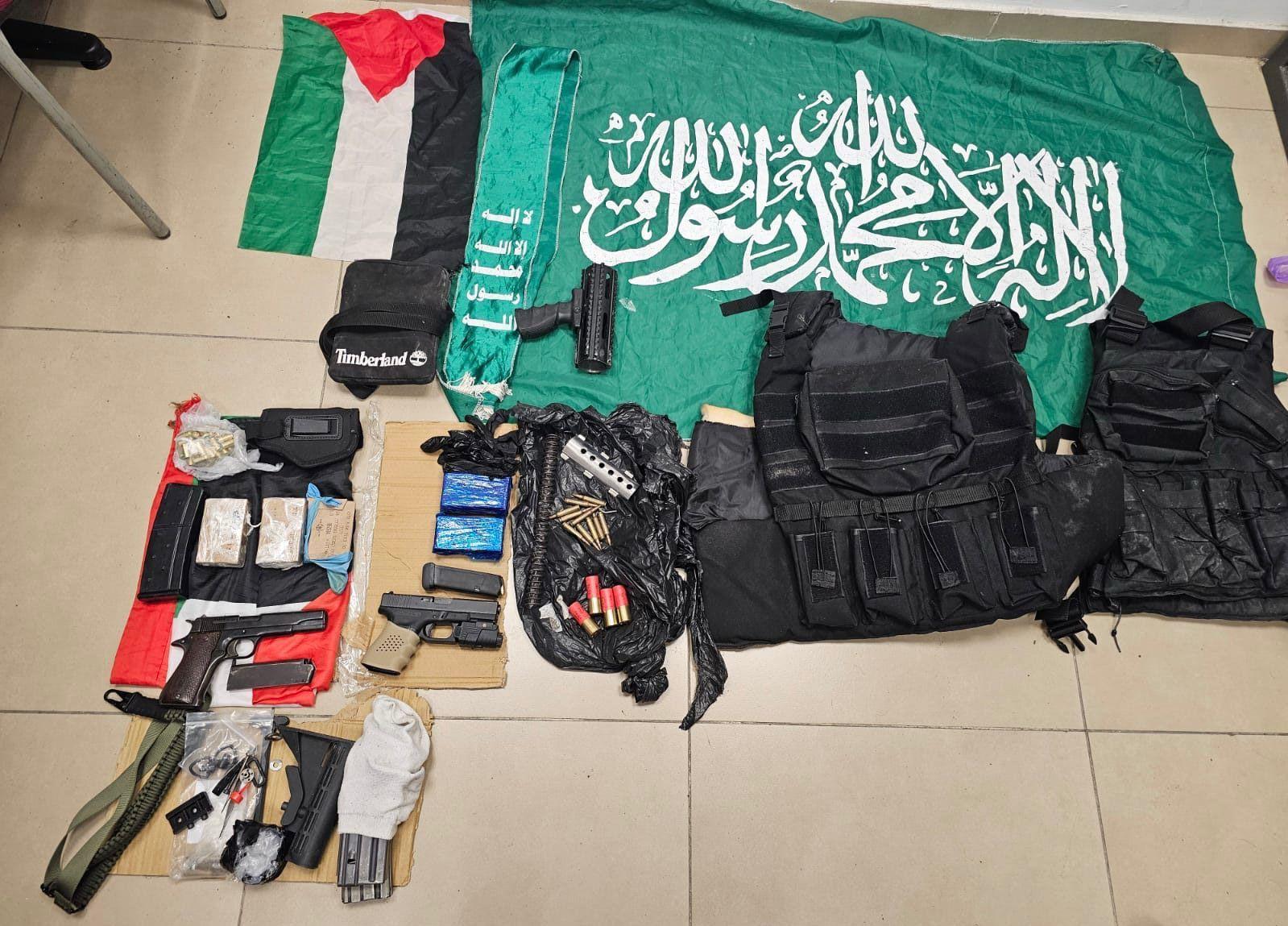 Weapons seized.