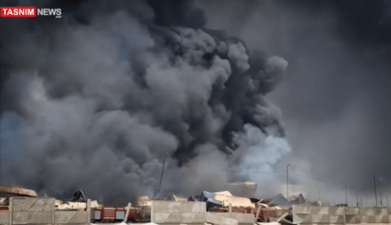Explosion in Iranian port