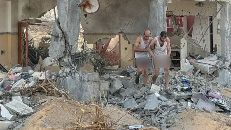 Hamas terrorists surrendering to IDF in Rafah
