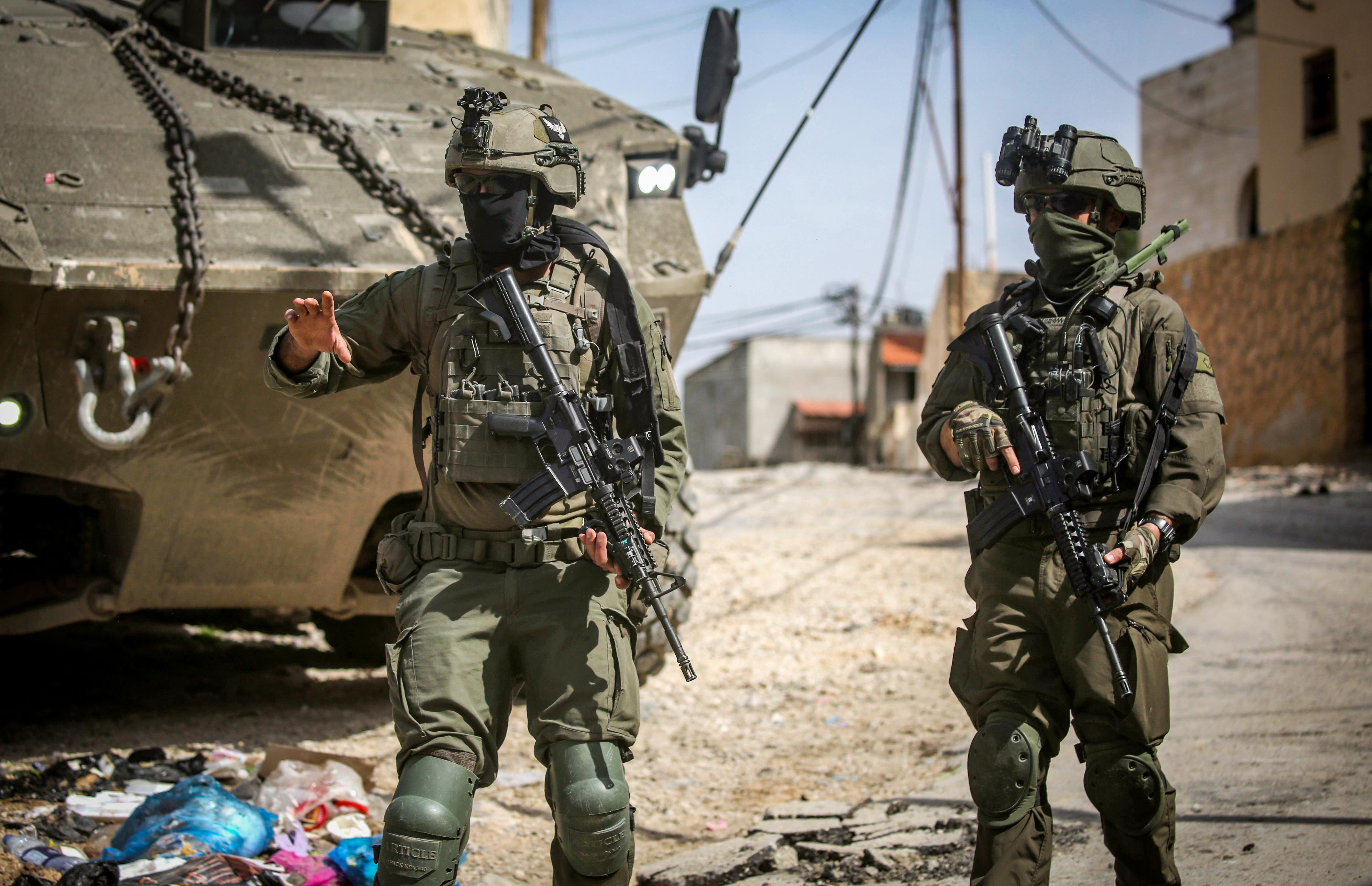 IDF forces in Jenin.