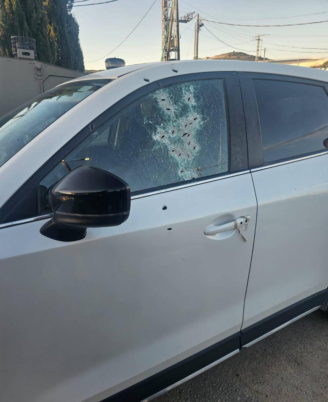 Car attacked in Samaria.