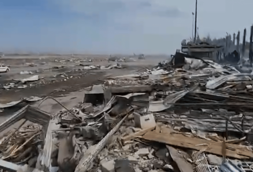 Destruction at Sanaa Airport