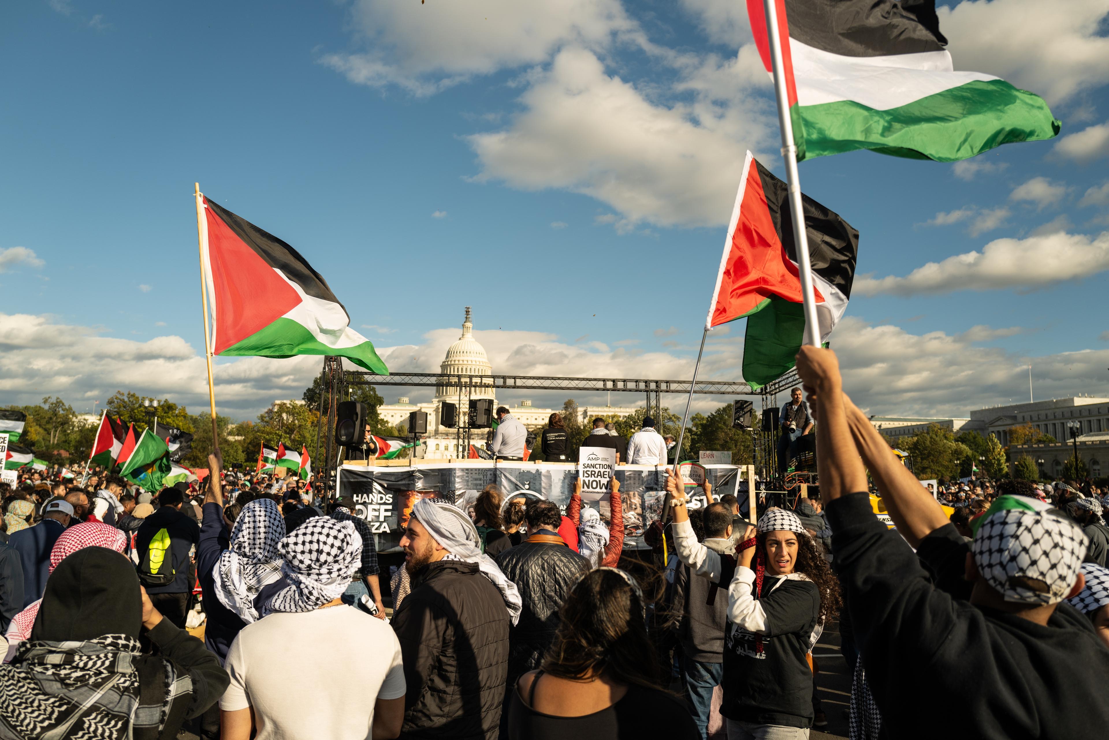 Anti-Israel protests in Washington