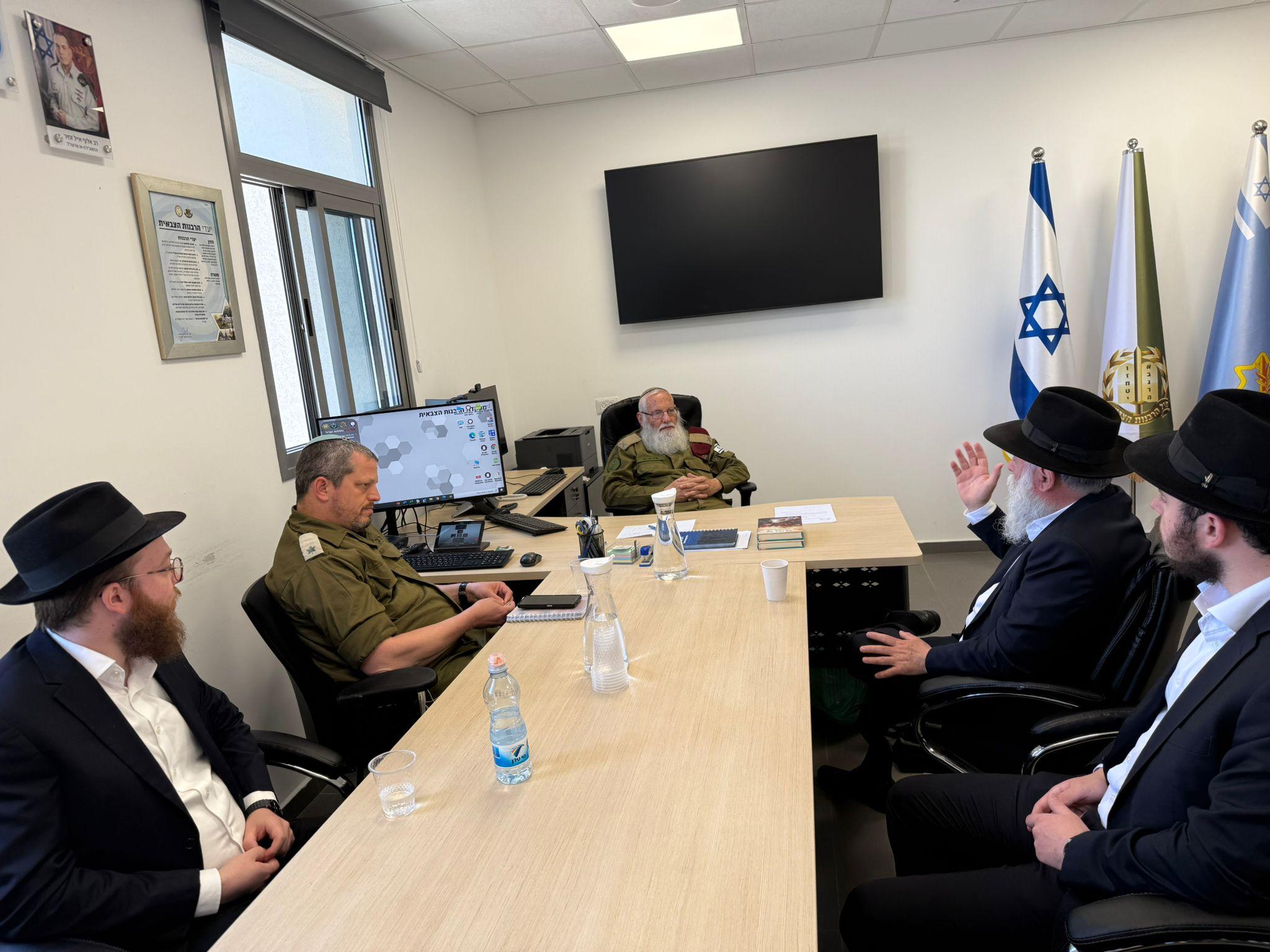 Ukraine Chief Rabbi and IDF Chief Rabbi.