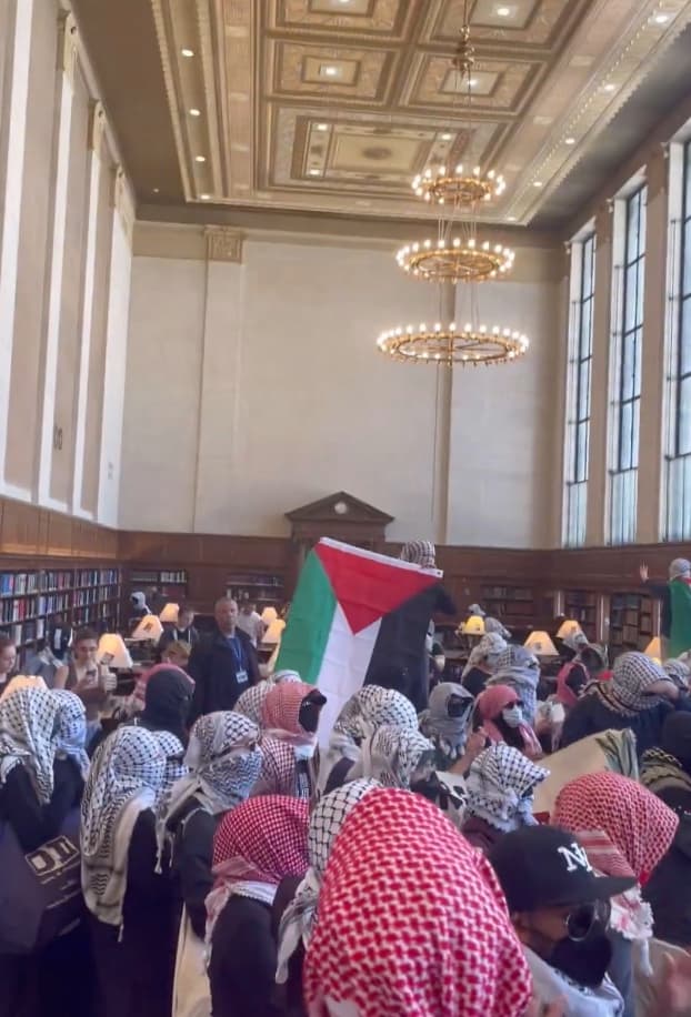 Riots at Columbia University, May 7th 2025
