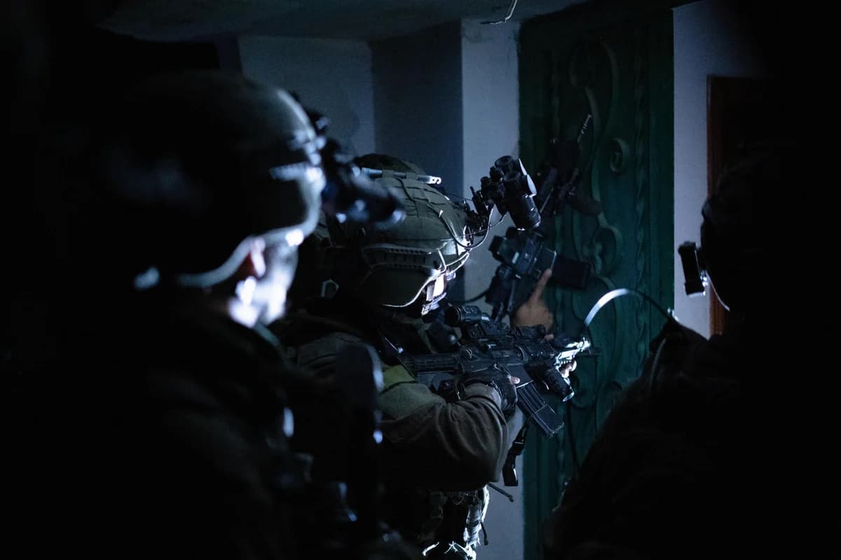 IDF soldiers operating in Syira