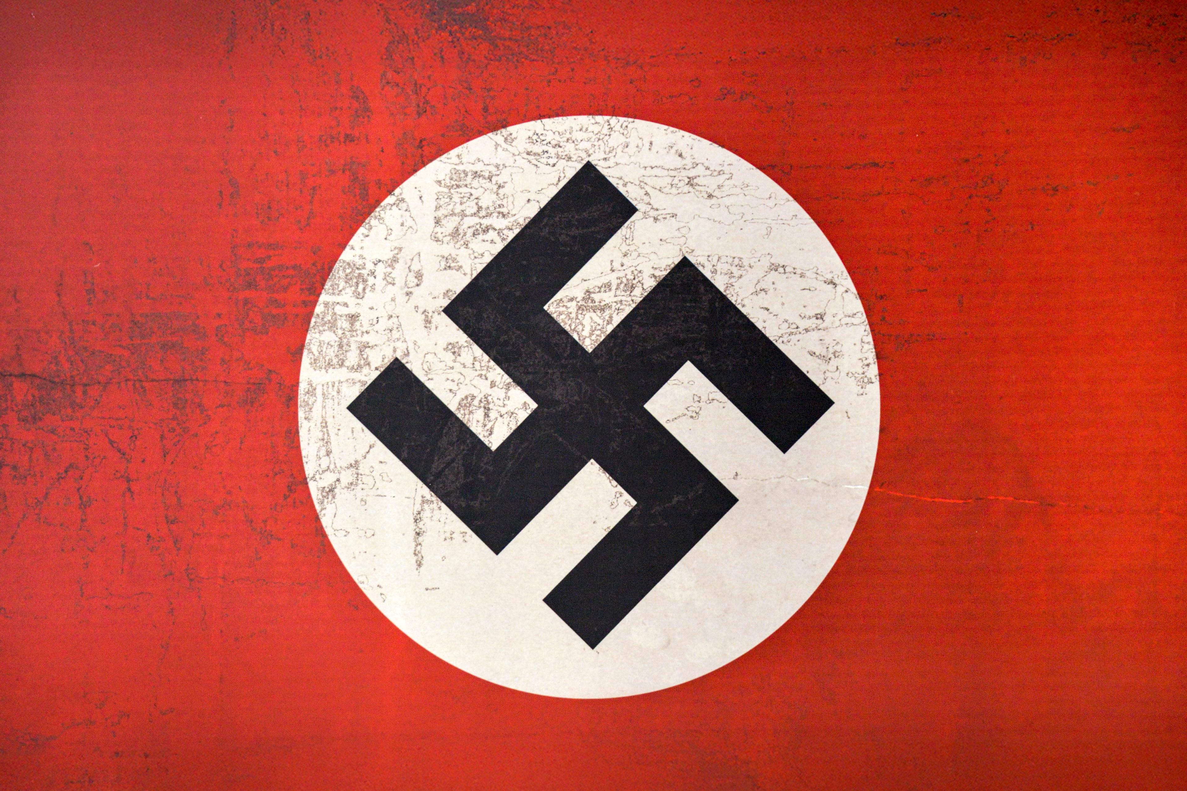 Nazi flag. Nazi flag.
