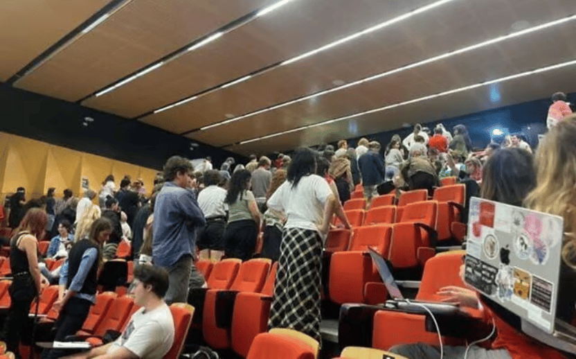Students turn their backs on student Kobi Rose Students turn their backs on student Kobi Rose