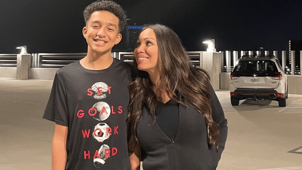 Megan Garcia with her son Sewell Setzer Megan Garcia with her son Sewell Setzer