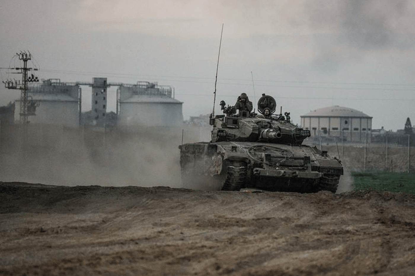 IDF tank in Gaza