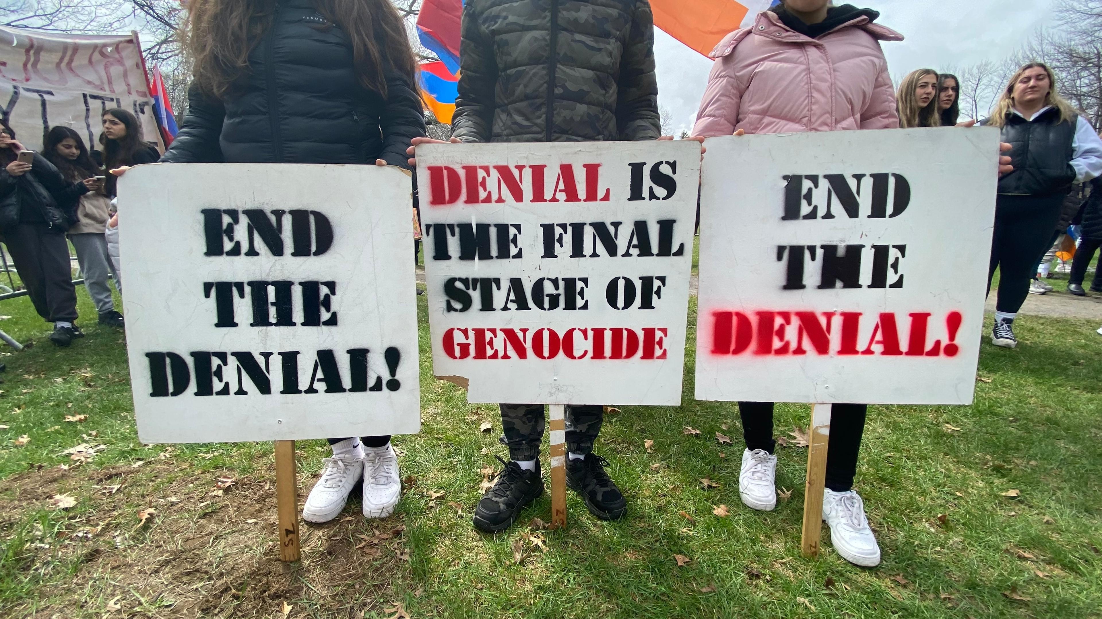 End the denial posters