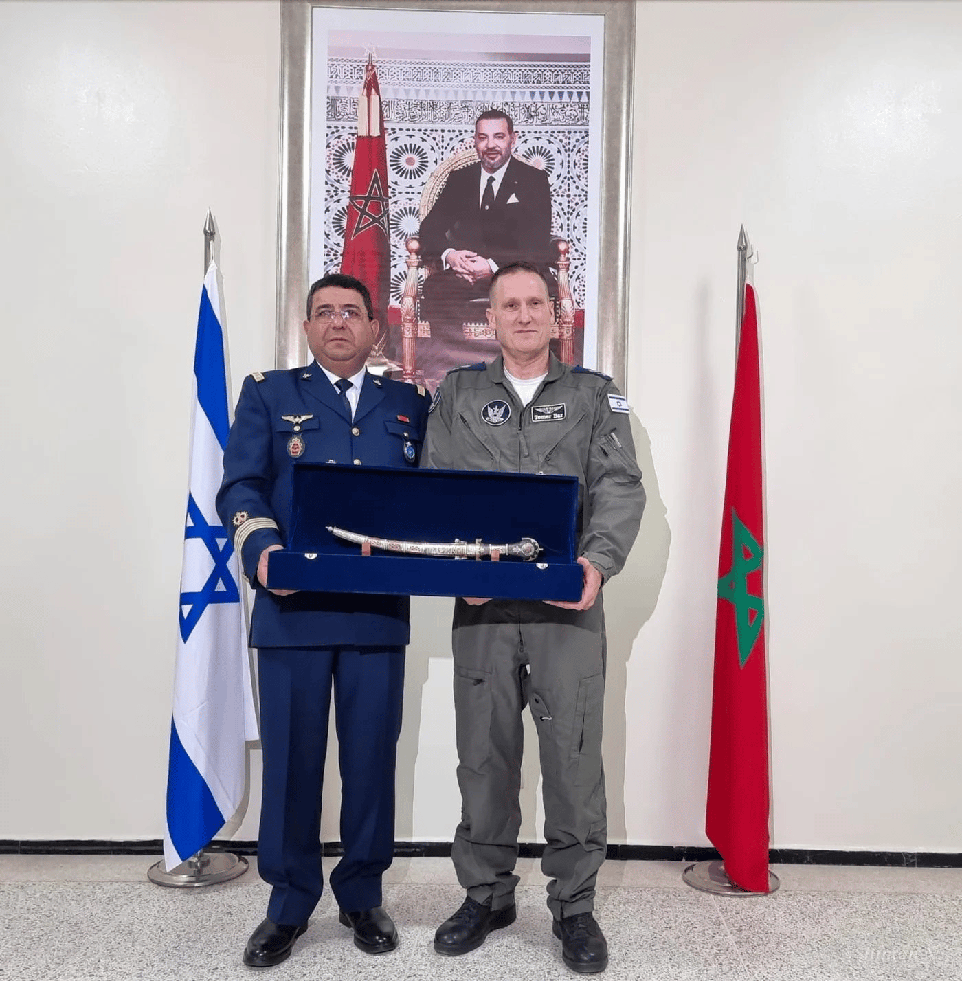 IAF commander and his Moroccan counterpart, 2 years ago