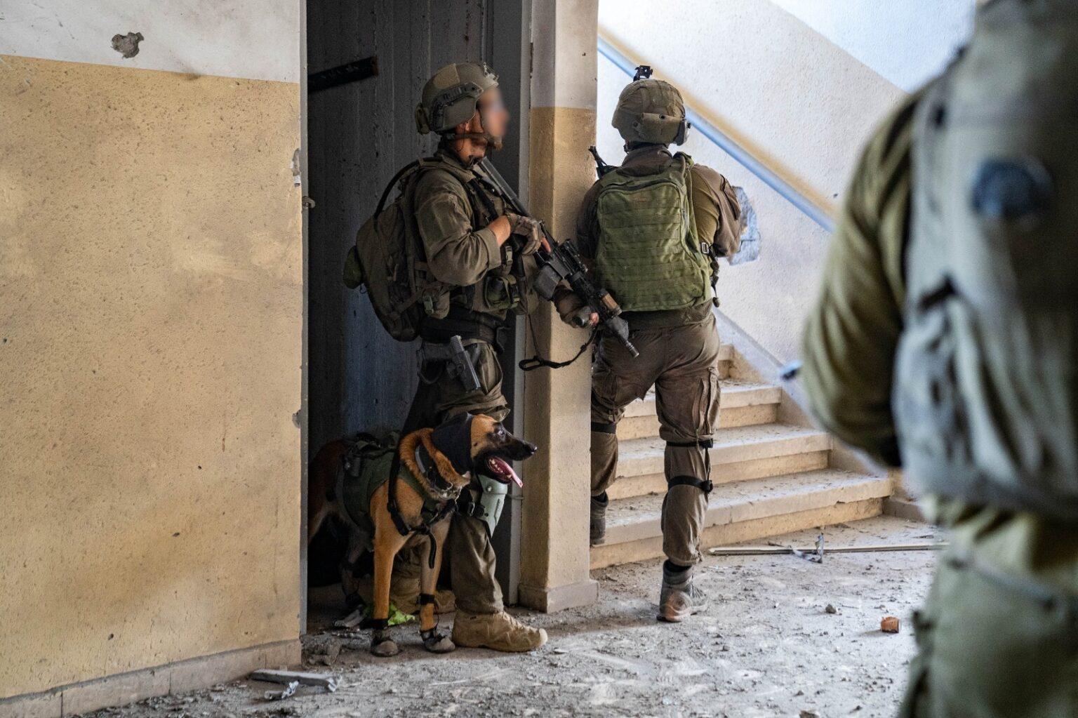 Elite Dog Unit Oketz operating in Gaza