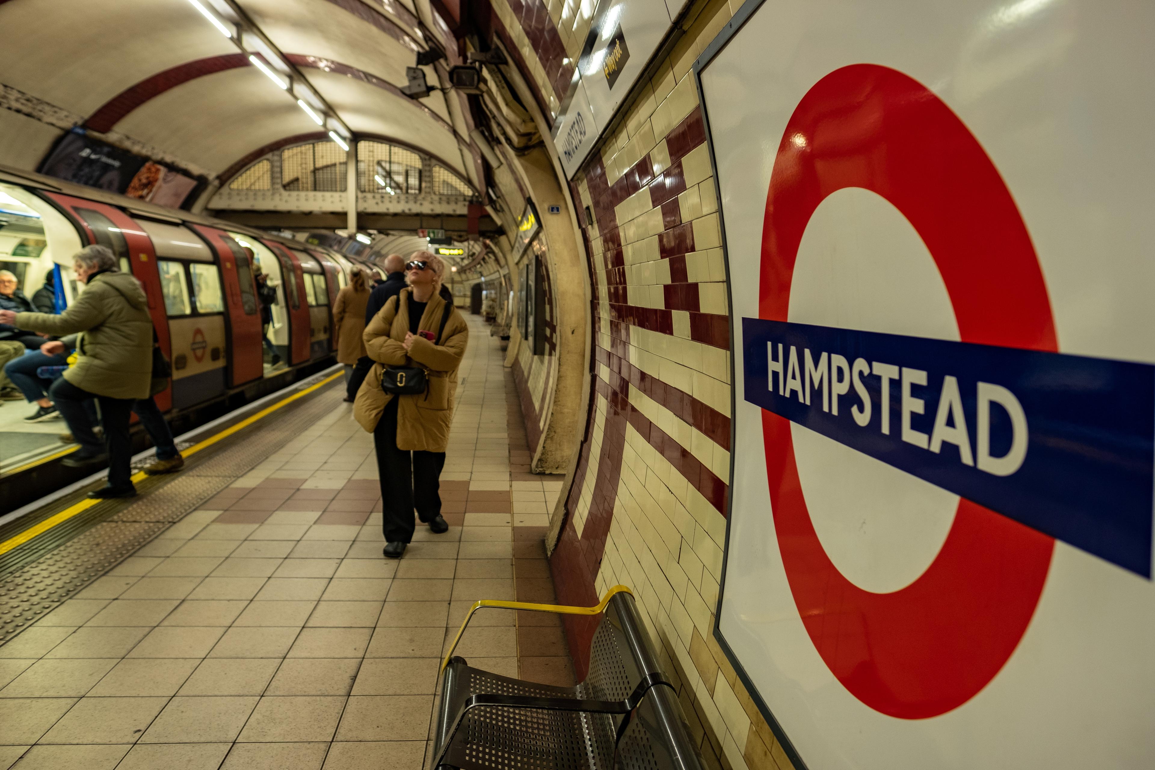 Hampstead tube station 