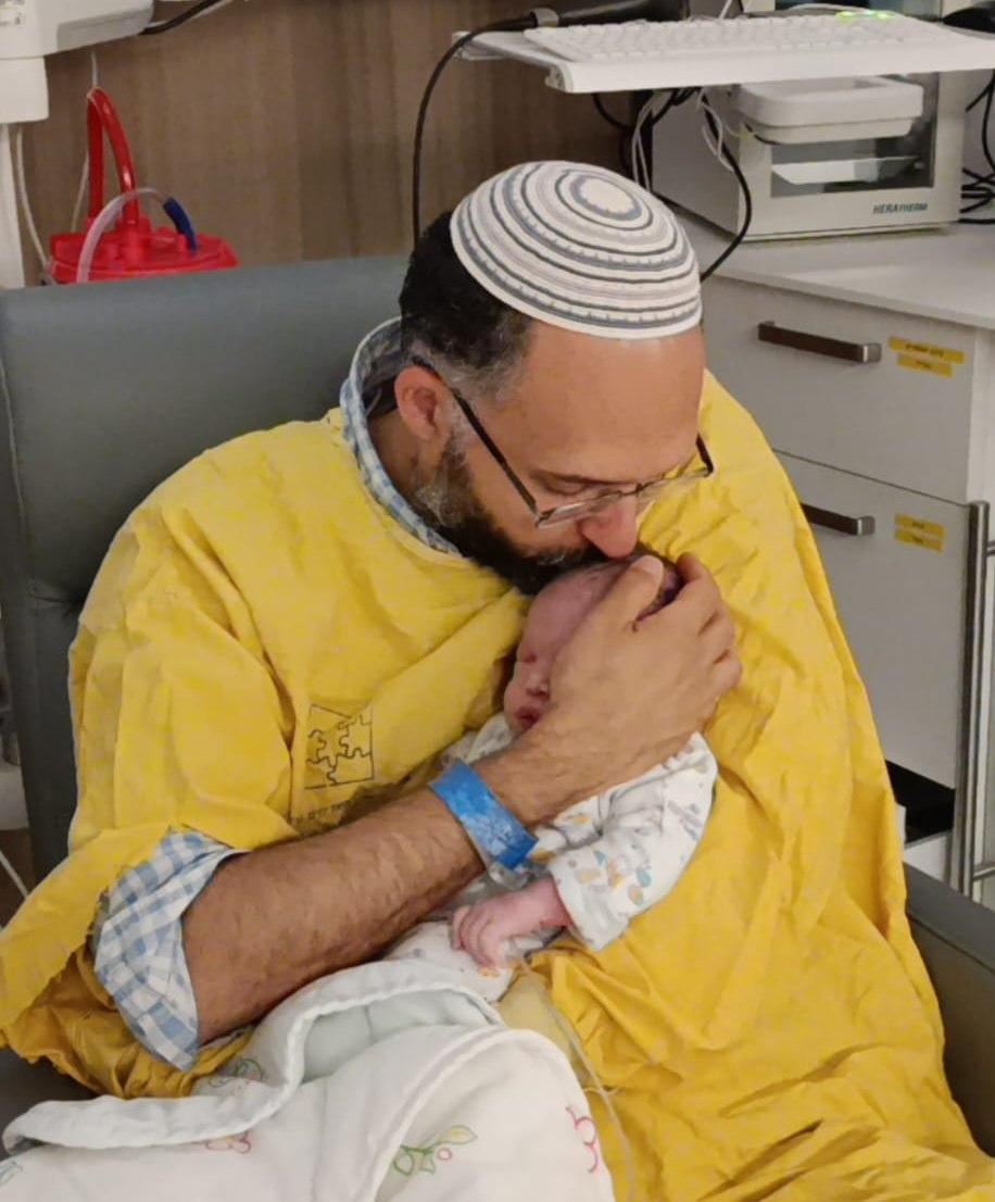 Hananel Gez with Ravid Chaim Gez 