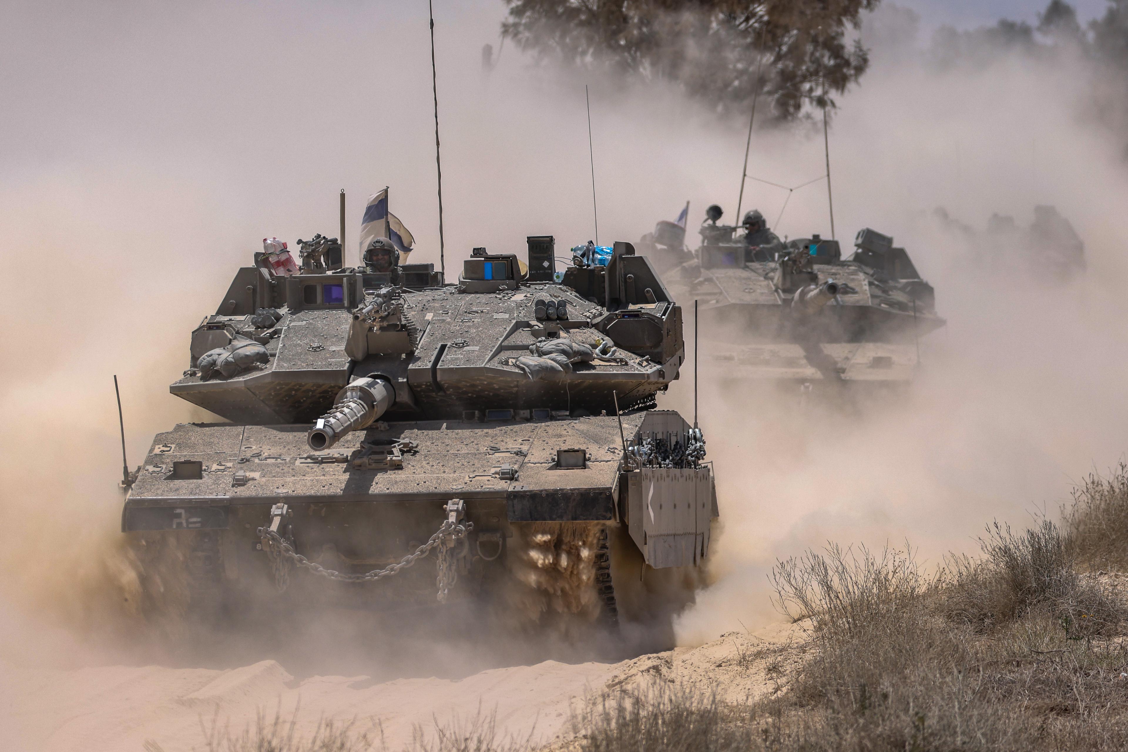 IDF tanks.