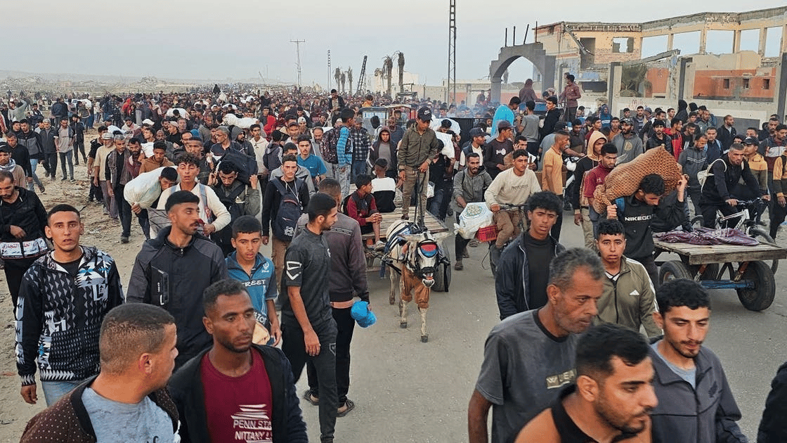 Palestinians in Gaza