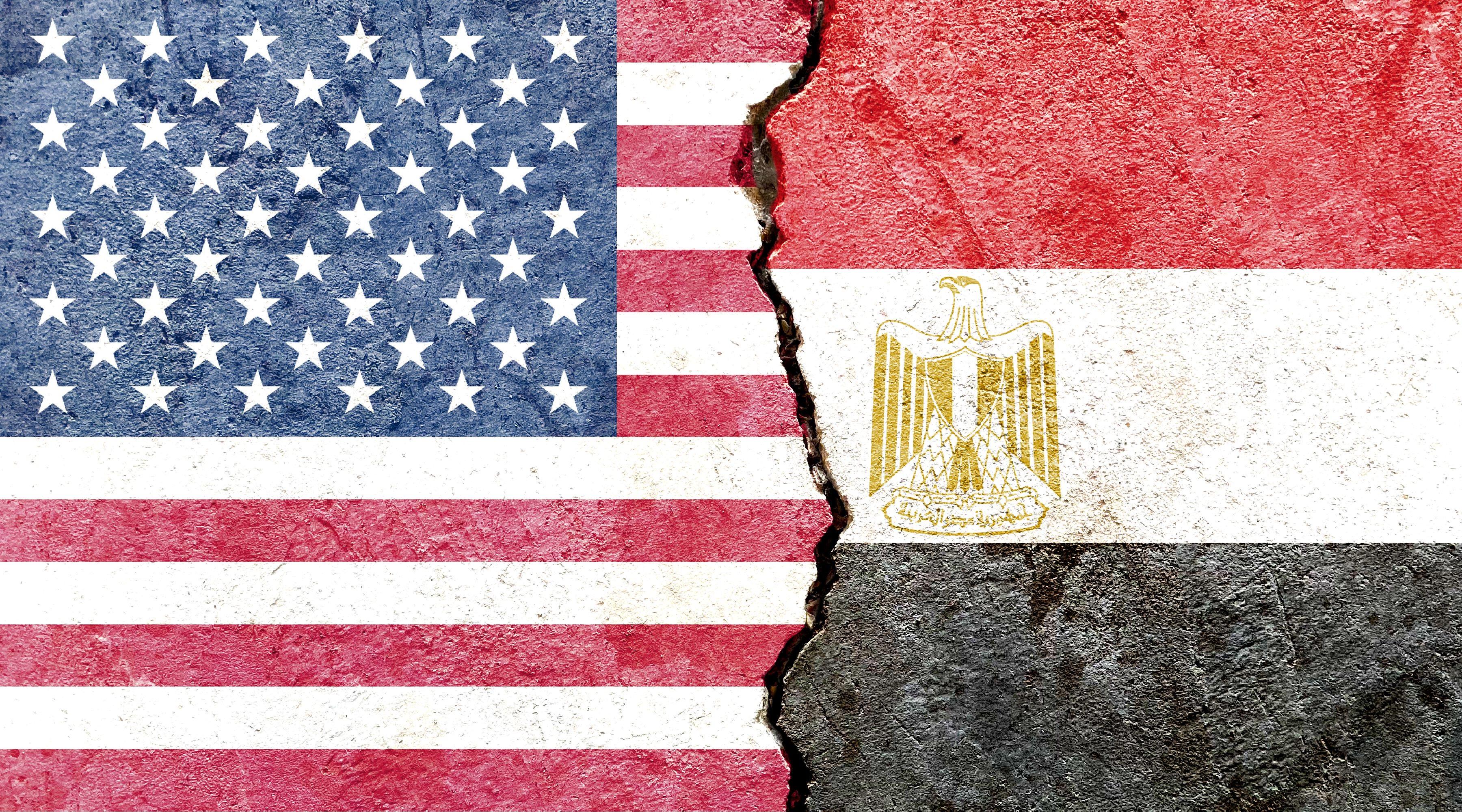 U.S. and Egyptian flags