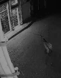 Gunman firing on church.