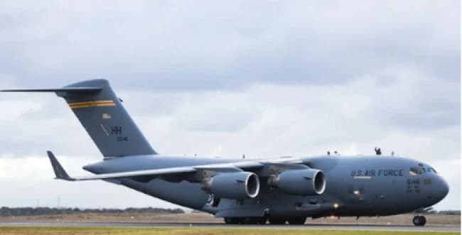 US Air Force plane.