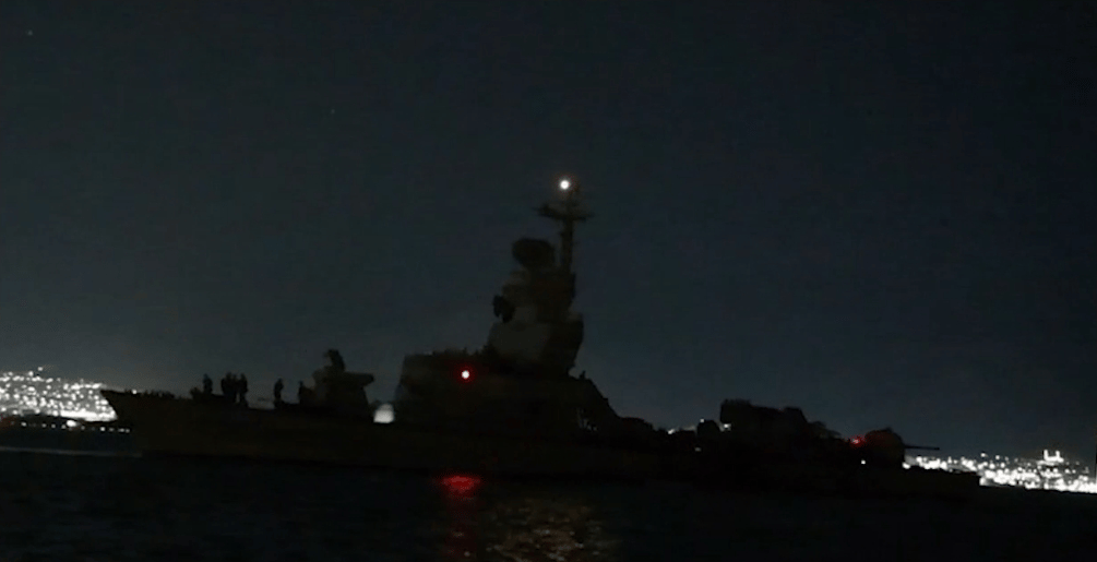 Israel Navy ship.