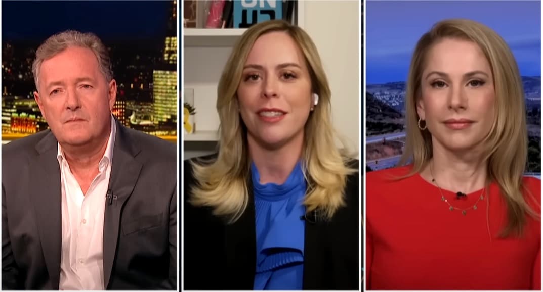 Piers Morgan, Emily Schrader, Ana Kasparian