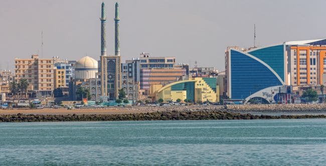 Iranian port.