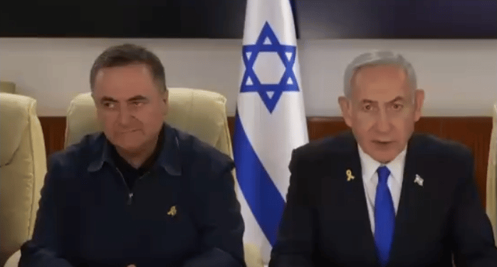 Prime Minister Netanyahu and Defense Minister Katz. Prime Minister Netanyahu and Defense Minister Katz.