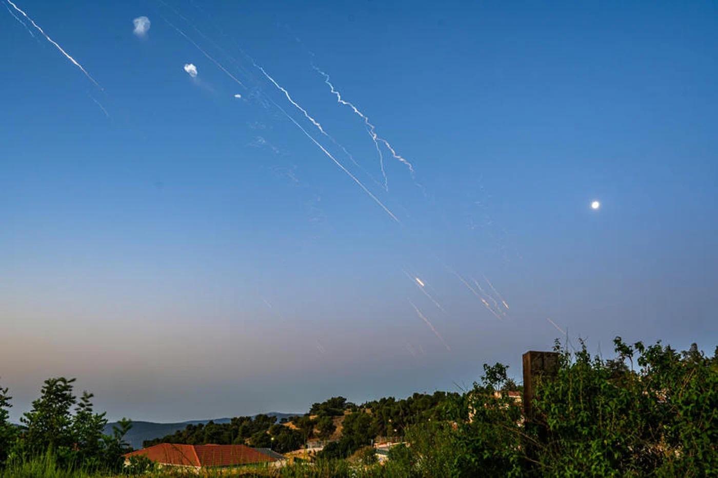 Missiles en route to israel