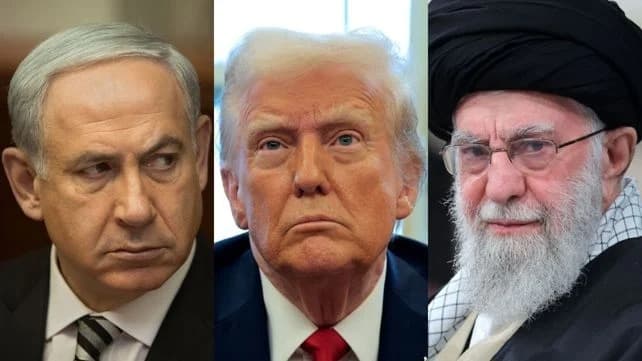 Netanyahu, Trump, and Khamenei Netanyahu, Trump, and Khamenei