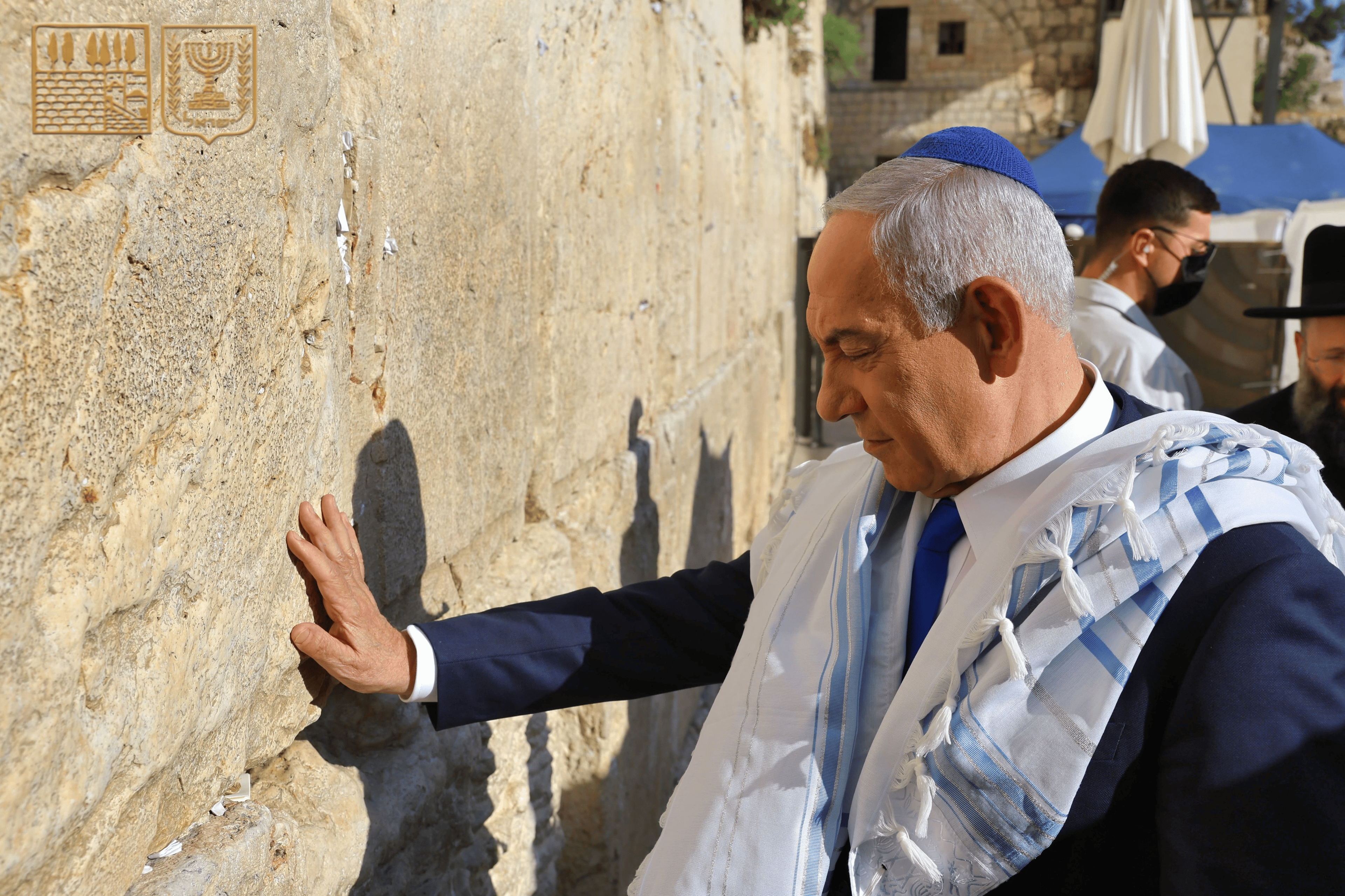 Benjamin Netanyahu at the Kotel