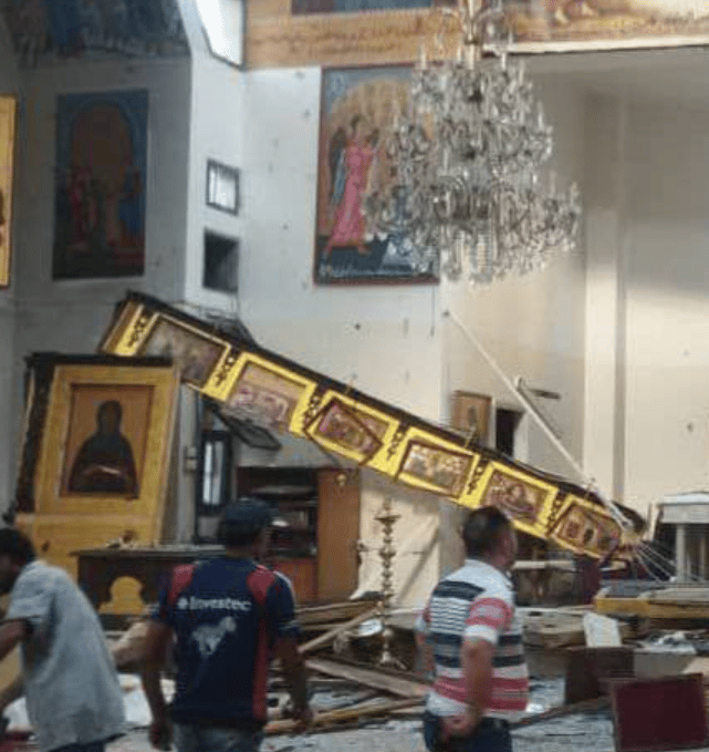 BREAKING: At least 20 dead after suicide bomber blows himself up in Damascus church BREAKING: At least 20 dead after suicide bomber blows himself up in Damascus church