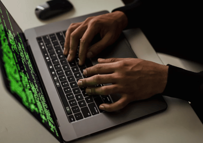 Man on computer